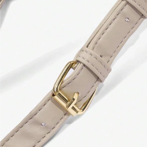 Quilted Cream Backpack - Picture 6 of 7